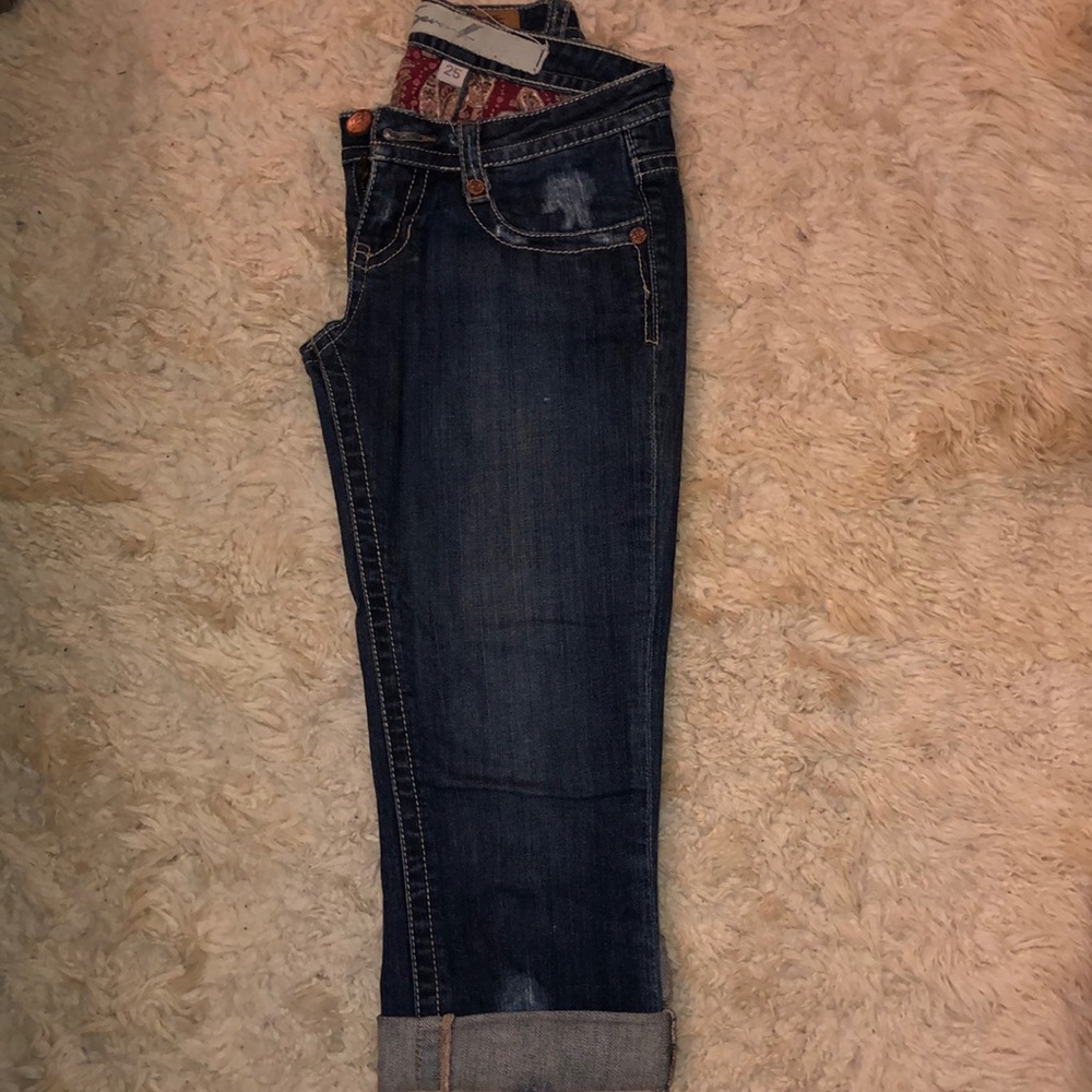 7 for all ManKind cropped jeans
